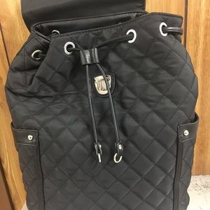 Quilted backpack